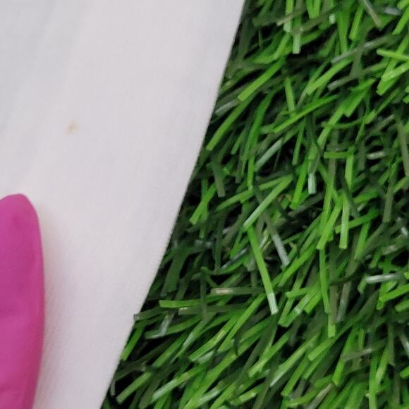 Vintage 90s Arrow MOD Polo Shirt M/L 21x28 Whtie Purple - Picture 4 of 12